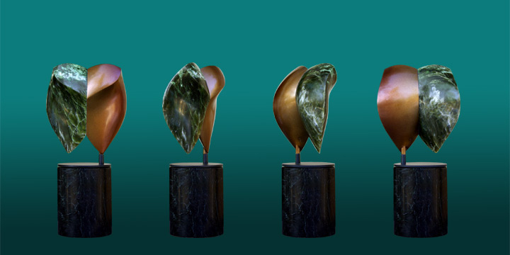 Bronze & Jade Sculpture